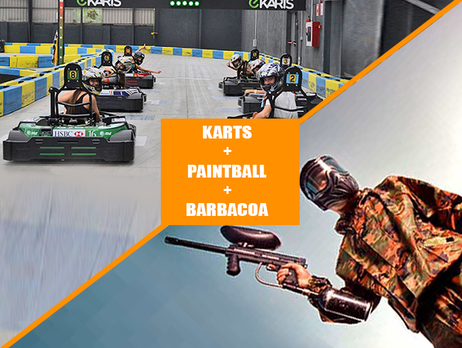 imagen destacado pack - PACK COMPETICION: KARTS + PAINTBALL + BARBACOA